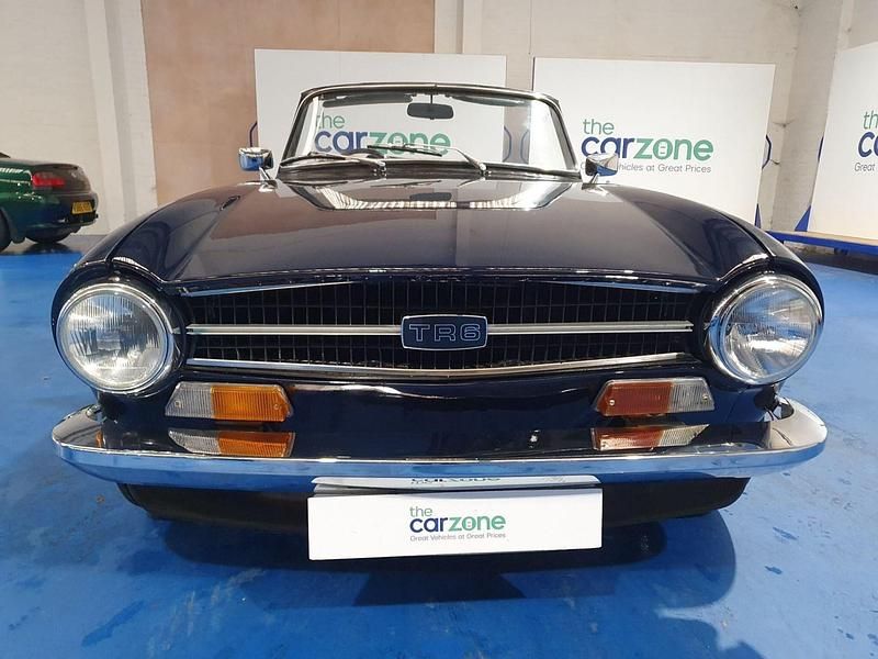 Used Triumph TR6 1974 Blue Cabriolet