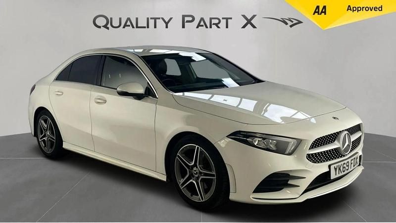 White Used 2019 Mercedes A200 AMG line Sedan | £12,596 (Good price) - Image 1/4