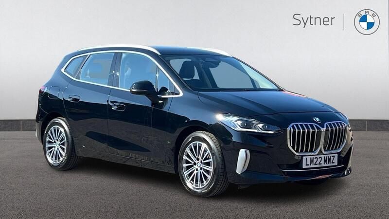 Black Used 2022 BMW 218 Active Tourer Luxury Line MPV | £20,550 (Good price) - Image 1/4