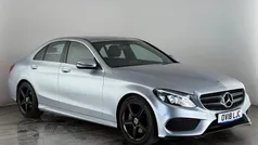 Silver Used 2018 Mercedes C220 AMG line Sedan | £11,600 (Good price)