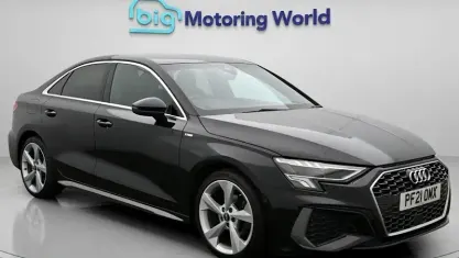 Used Audi A3 S-Line 116 HP (85 kW) 2021 Black Sedan
