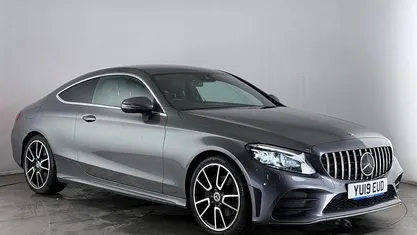 Used Mercedes C200 AMG Line Premium 184 HP (135 kW) 2019 Grey Coupe