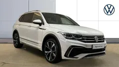 White Used 2023 VW Tiguan Allspace R-line SUV | £29,525 (Fair price)