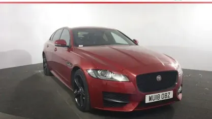 Used Jaguar XF R-Sport 250 HP (183 kW) 2018 Red Sedan