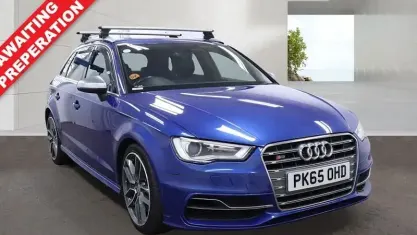 Used Audi S3 Sportback Comfort 300 HP (220 kW) 2015 Blue Hatchback
