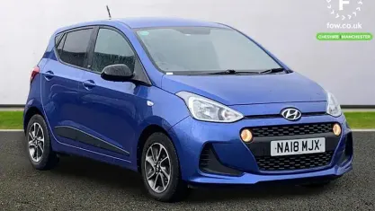 Used Hyundai i10 GO! 67 HP (49 kW) 2018 Blue Hatchback