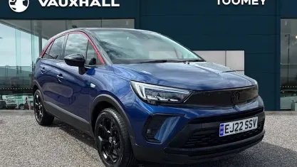 Used Vauxhall Crossland GS Line 110 HP (80 kW) 2022 Blue SUV