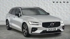 Silver Used 2021 Volvo V60 R-Design Estate | £23,972 (Fair price)