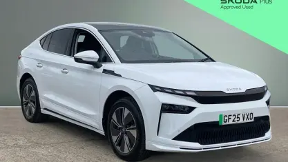 Used Skoda Enyaq iV 210 kW (286 HP) 2025 White SUV