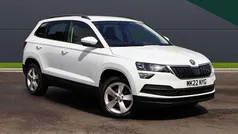 Moon white metallic Used 2022 Skoda Karoq SE SUV | £15,500 (Good price)