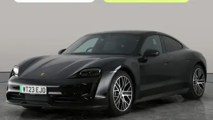 Used Porsche Taycan Performance Package 350 kW (476 HP) 2023 Black Sedan