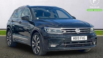 Używany VW Tiguan R-line 150 KM (110 kW) 2019 Czarny SUV