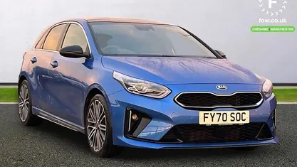 Used Kia Ceed GT-Line S 140 HP (102 kW) 2020 Blue Hatchback