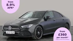 Black Used 2022 Mercedes CLA180 AMG Line Premium Plus Sedan | £25,965 (Fair price)