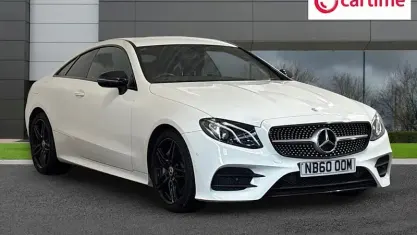 Used Mercedes E300 AMG line 245 HP (180 kW) 2019 White Coupe