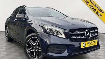 Used Mercedes GLA220 AMG Line Premium 177 HP (130 kW) 2018 Blue SUV
