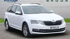 Moon white metallic Used 2019 Skoda Octavia SE L Estate | £13,990 (Fair price)