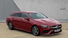 Red Used 2021 Mercedes CLA200 AMG line Estate | £20,890 (Fair price)