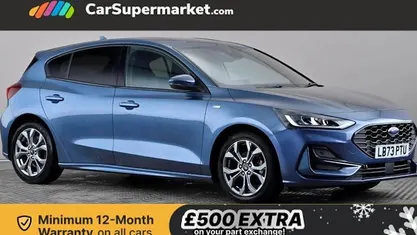 Blue Used 2023 Ford Focus ST-Line Hatchback | £15,197 (Fair price)