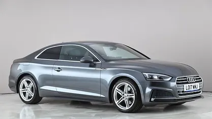 Used Audi A5 S-Line 190 HP (139 kW) 2017 Grey Coupe