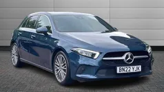 Denim blue Used 2022 Mercedes A200 Executive Hatchback | £22,550 (Fair price)