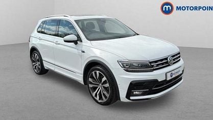 Begagnad VW Tiguan R-line 150 HK (110 kW) 2019 Vit SUV