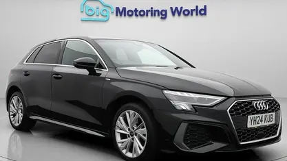 Black Used 2024 Audi A3 Sportback e-tron S-Line Hatchback | £21,300 (Fair price)