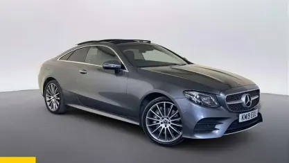 Used Mercedes E400 AMG Line Premium Plus 340 HP (250 kW) 2019 Grey Coupe