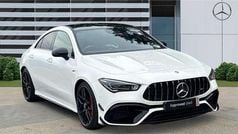 White Used 2023 Mercedes CLA45 AMG Coupe | £47,753 (Fair price)