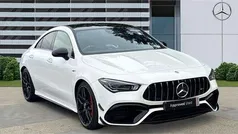 White Used 2023 Mercedes CLA45 AMG Coupe | £47,762 (Fair price)