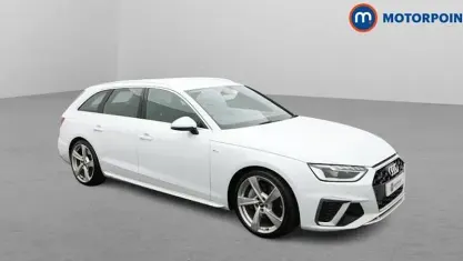 Used Audi A4 S-Line 245 HP (180 kW) 2019 White Estate