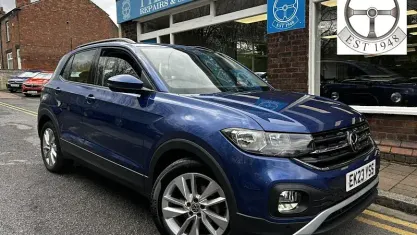 Usado VW T-Cross SE 110 HP (80 kW) 2023 Azul SUV
