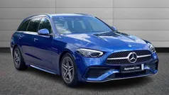 Blue Used 2022 Mercedes C300e AMG line Estate | £30,000 (Fair price)