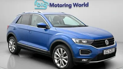 Used VW T-Roc SEL 150 HP (110 kW) 2021 Blue SUV