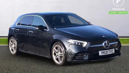 Used Mercedes A250 Active 224 HP (164 kW) 2021 Black Hatchback