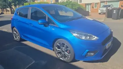 Used Ford Fiesta ST-Line 101 HP (74 kW) 2019 Blue Hatchback