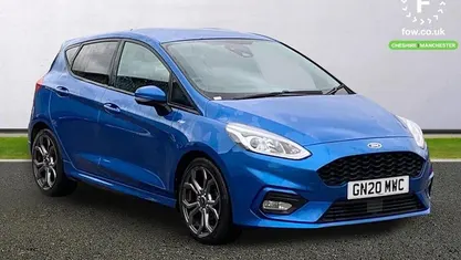 Used Ford Fiesta ST-Line 101 HP (74 kW) 2019 Blue Hatchback