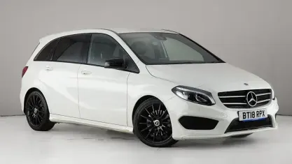 Used Mercedes B220 AMG Line Premium 177 HP (130 kW) 2018 White Hatchback