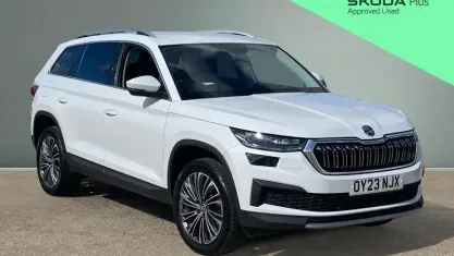 Used Skoda Kodiaq SE L Executive 150 HP (110 kW) 2023 White SUV