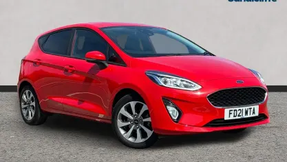 Used Ford Fiesta Trend 75 HP (55 kW) 2021 Red Hatchback