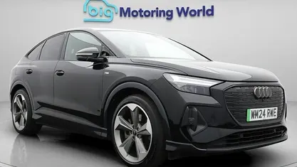 Black Used 2024 Audi Q4 Sportback e-tron Black Edition SUV | £32,100 (Fair price)