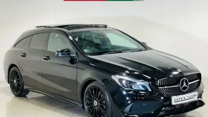 Used Mercedes CLA200 AMG line 156 HP (114 kW) 2018 Black Coupe