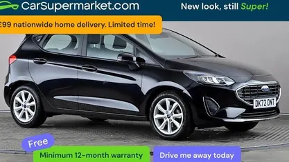 Used Ford Fiesta Trend 75 HP (55 kW) 2021 Black Hatchback