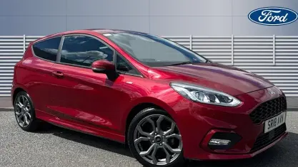 Second-hand Ford Fiesta ST-Line X 101 CP (74 kW) 2018 Roșu Hatchback