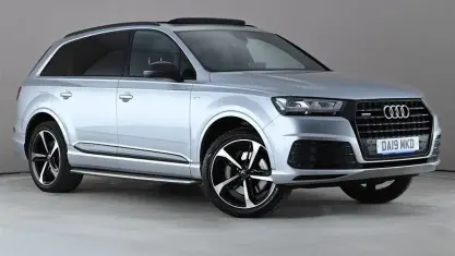 Usado Audi Q7 Black Edition 286 CV (210 kW) 2019 Plateado SUV