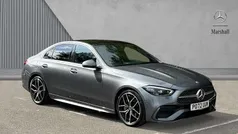 Grey Used 2022 Mercedes C300e AMG Line Premium Plus Sedan | £33,492 (Fair price)