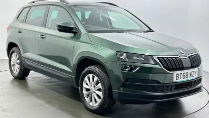 Used Skoda Karoq SE 116 HP (85 kW) 2018 Green SUV