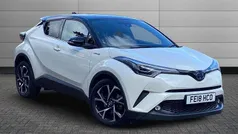 Pearl white Used 2018 Toyota C-HR SUV | £16,250 (Fair price)
