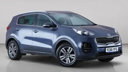 Used Kia Sportage 116 HP (85 kW) 2017 Blue SUV