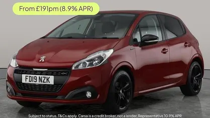 Used 2019 Peugeot 208 GT-line Hatchback | £9,586 (Fair price)